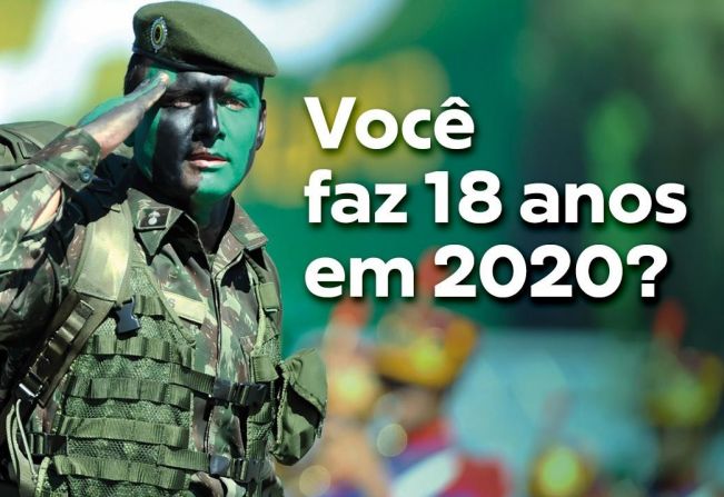 Alistamento militar obrigatório segue apenas pela internet, devido à pandemia da Covid-19