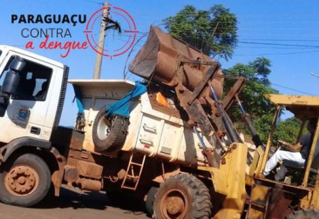 Ação conjunta contra a dengue promove retirada de lixo irregular