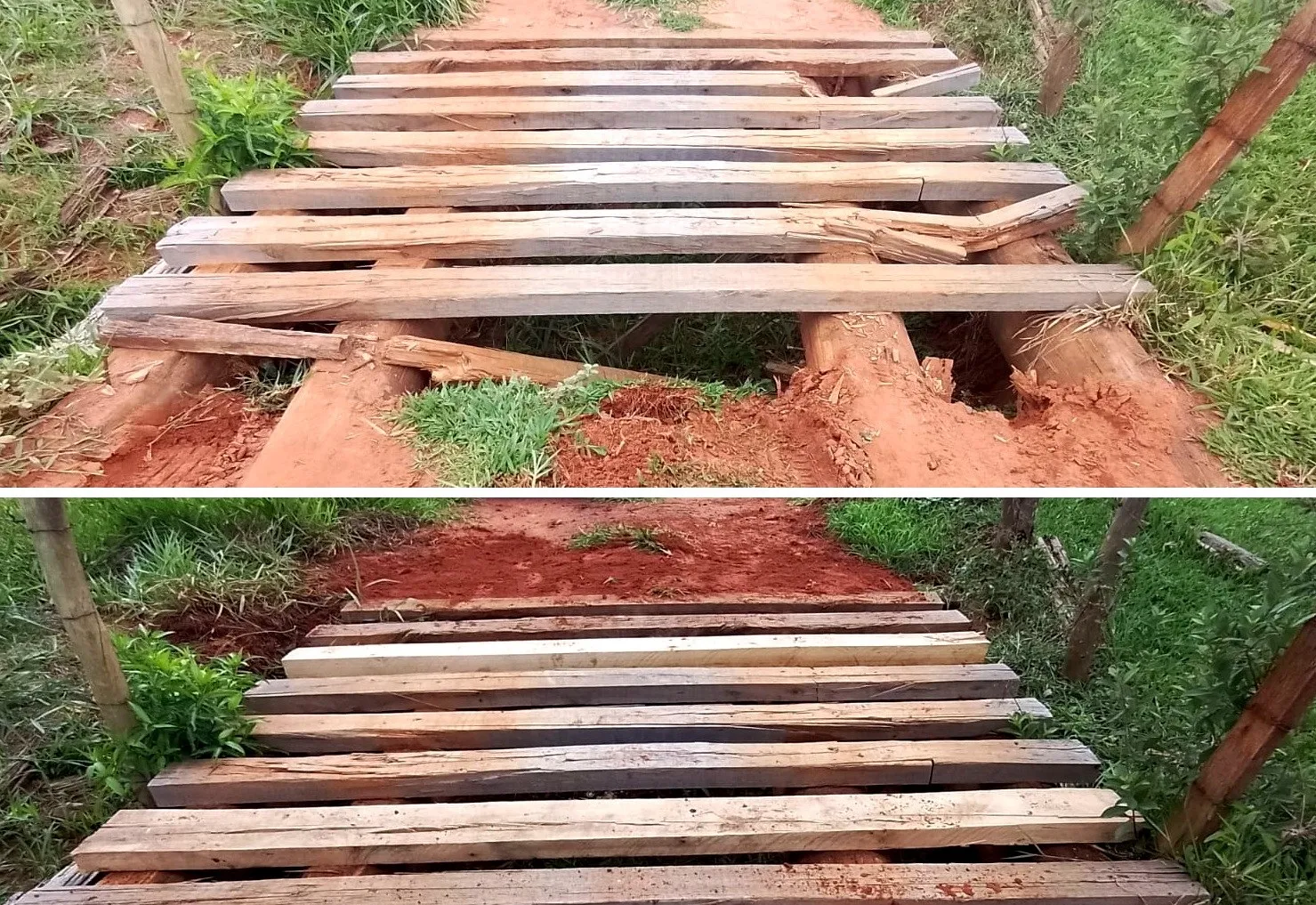 Revitalização de mata-burros reforça logística e segurança viária no bairro Campinho