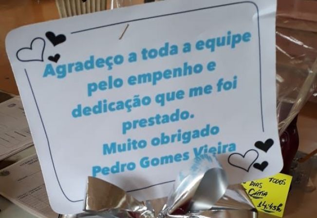 Morador homenageia motoristas da Saúde de Paraguaçu