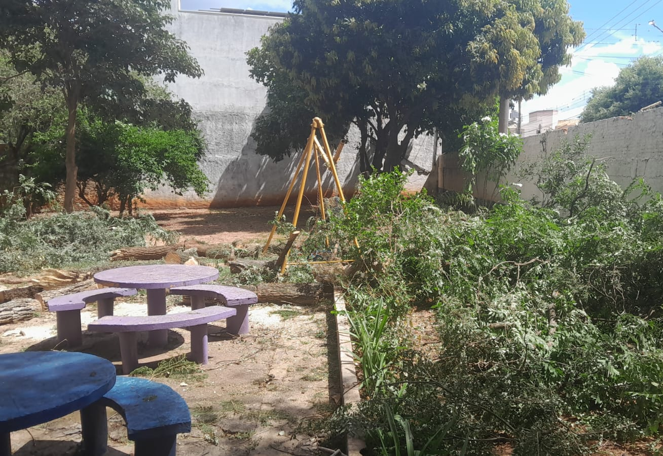 Escolas também foram atingidas pelo temporal em Paraguaçu Paulista