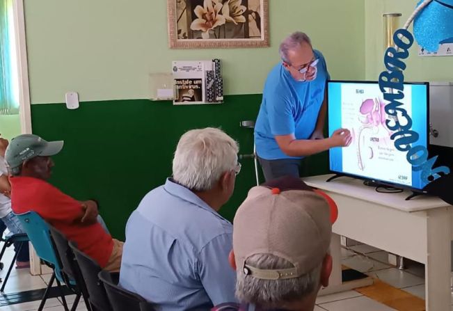Novembro Azul - Prevenção do câncer de próstata no Distrito da Roseta 