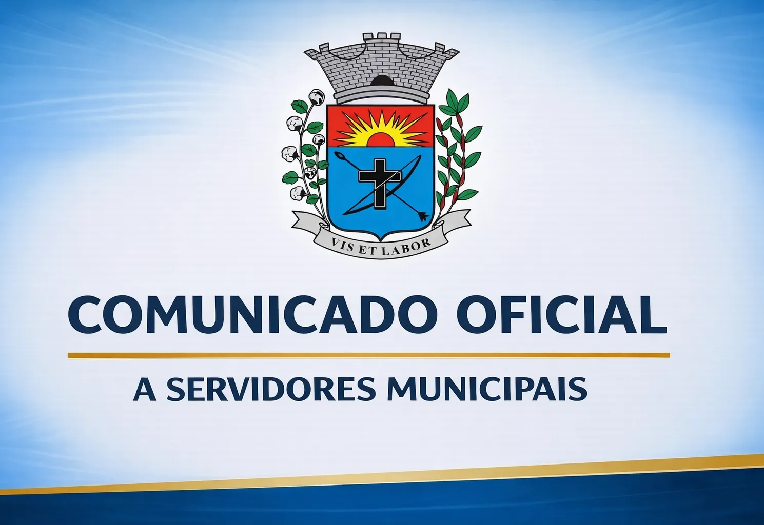 COMUNICADO OFICIAL A SERVIDORES MUNICIPAIS