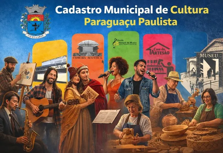 Prefeitura divulga resultado preliminar do Cadastro Municipal de Cultura em Paraguaçu Paulista
