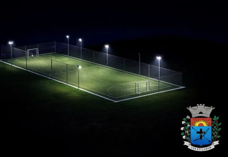 Prefeitura anuncia iluminação em LED no campo do distrito de Conceição do Monte Alegre