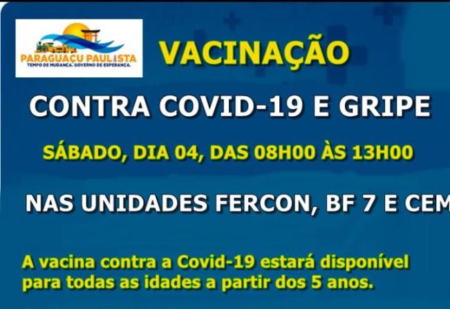 Vacinação contra COVID-19 e Gripe