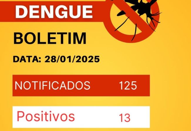 Casos de dengue saltam de 3 para 13 em uma semana, em Paraguaçu Paulista