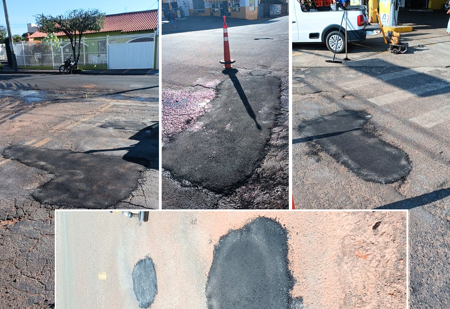 Tapa-buracos avança e deixa ruas de Paraguaçu mais seguras para motoristas e pedestres