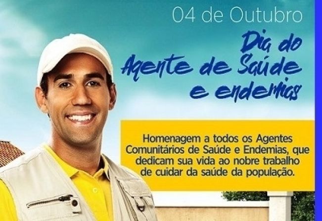Hoje é Dia do Agente Comunitário de Saúde e do Agente de Combate às Endemias