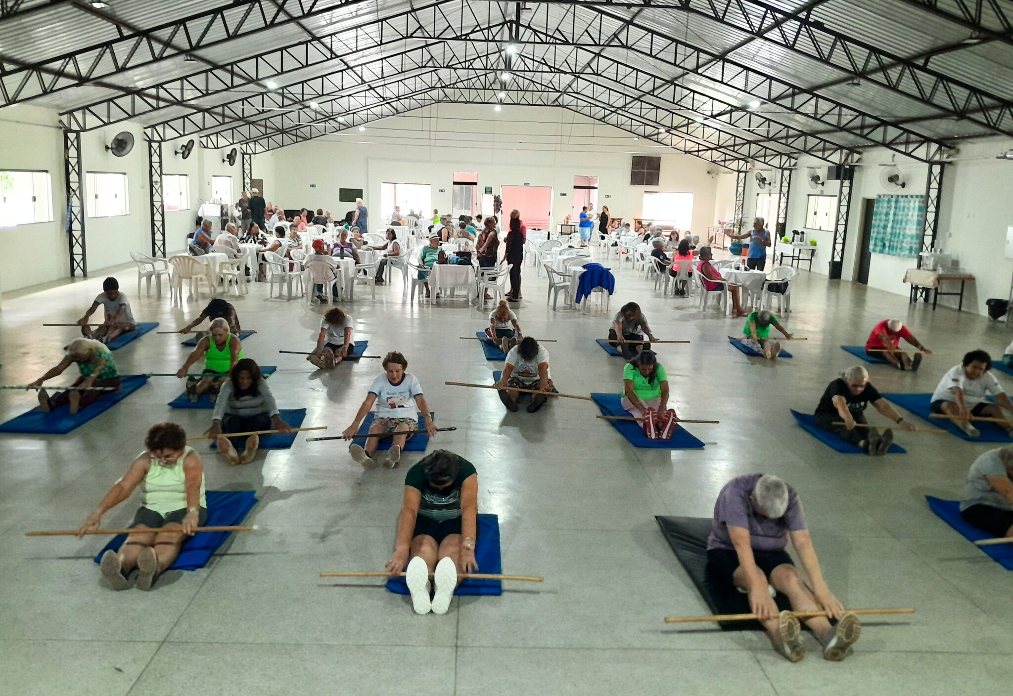 Frequentadores retomam, com presença maciça, às atividades no CCI