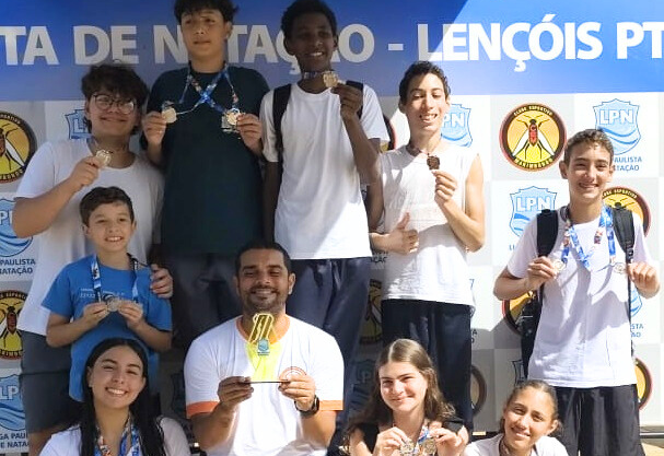 Natação de Paraguaçu Paulista conquista premiações em Lençóis e brilha na 4ª etapa da Liga Paulista