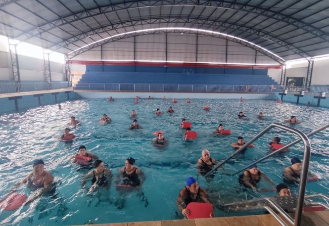 Aulas na Piscina municipal retornam dia 08 de Janeiro.