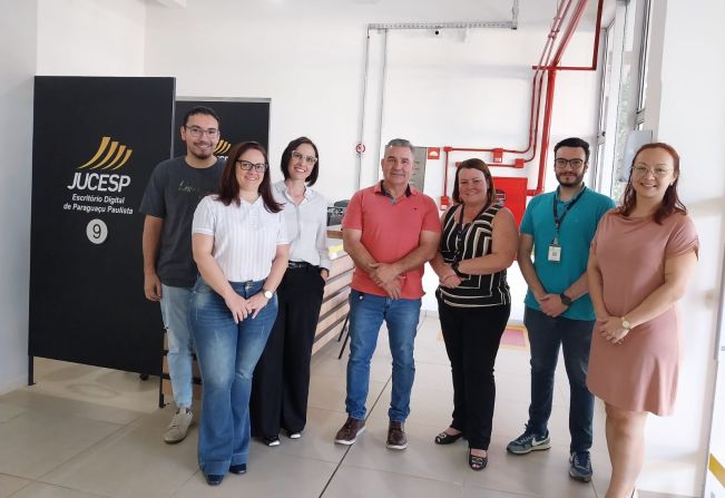 Equipe de acompanhamento de convênios realiza visita técnica na Jucesp de Paraguaçu Paulista