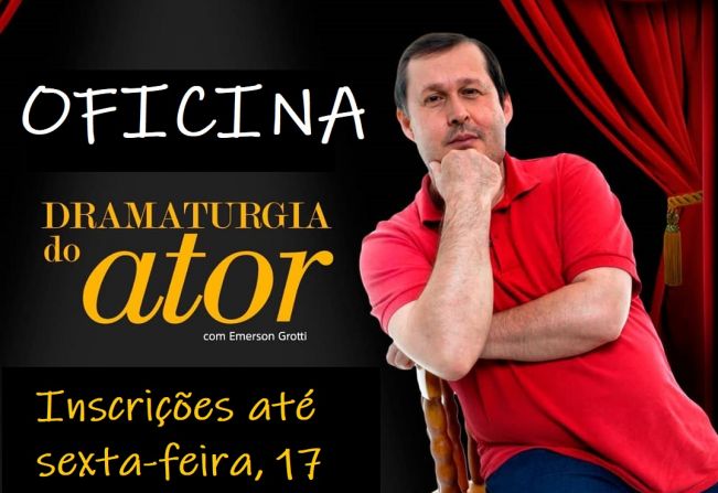 Cultura de Paraguaçu oferece Oficina “A Dramaturgia do Ator”