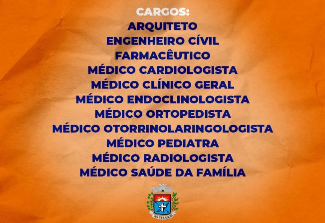 Prefeitura convoca inscritos no Concurso Público nº 02/2023 para provas neste domingo, dia 22