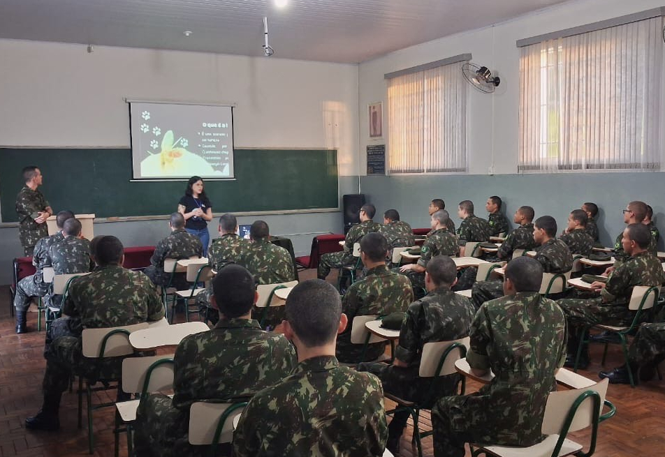 Saúde Municipal capacita atiradores do Tiro de Guerra para inquérito sorológico