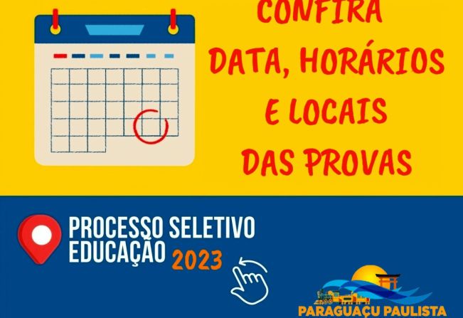 Prefeitura divulga data e locais do processo seletivo para professores