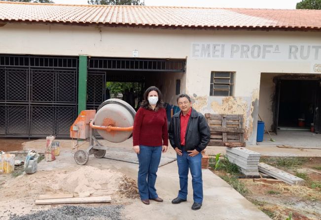 A Prefeitura Municipal de Paraguaçu Paulista segue trabalhando na recuperação dos prédios escolares