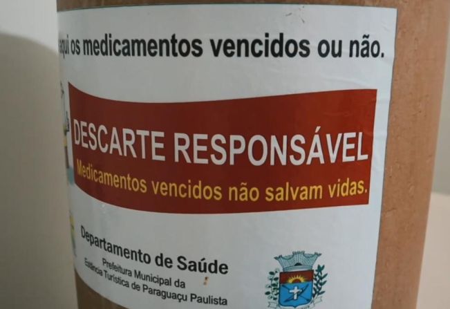 Departamento de Saúde realiza de 1º a 8 de dezembro a Campanha de Descarte Responsável de Medicamentos