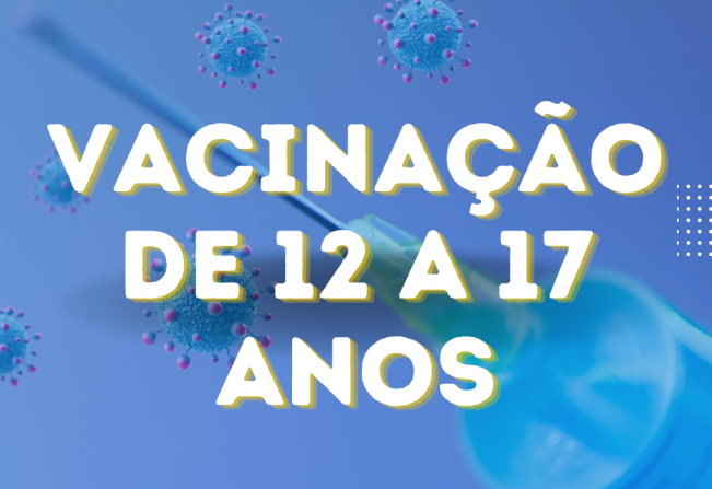 Doses da Pfizer estão disponíveis nas unidades para 12 a 17 anos