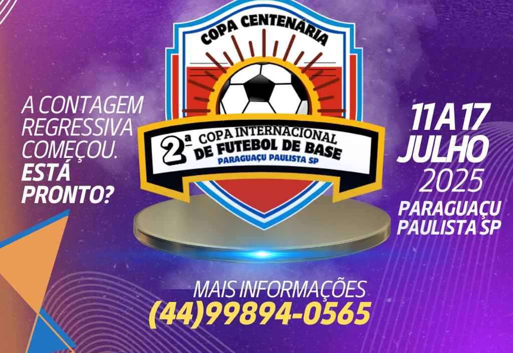 II Copa Internacional de Futebol de Base começa nesta sexta com cerimônia de abertura no 