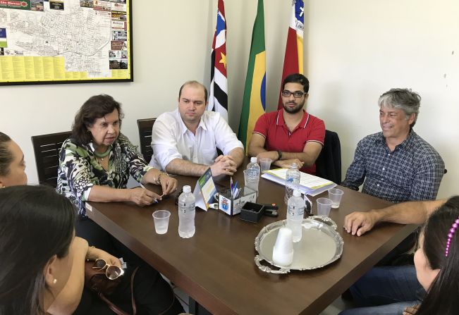 Presidente da Funarte Dante Mantovani visita prefeita Almira