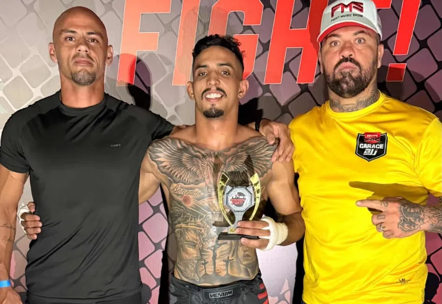 Diego Alves vence em 40 segundos e leva o nome de Paraguaçu ao topo do MMA regional