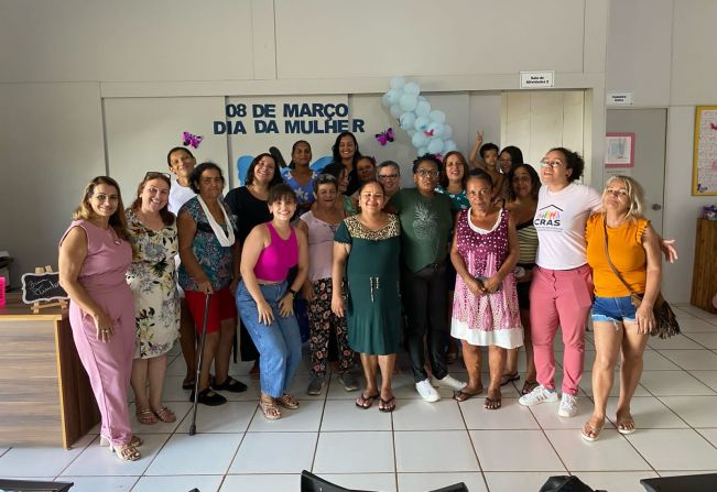 CRAS II promove Tarde de Lazer em comemoração ao Dia da Mulher