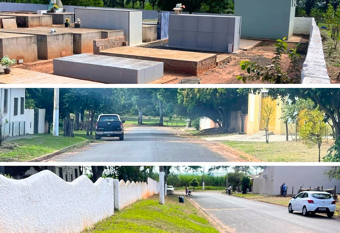 Roçagem geral é feita em todo o distrito de Sapezal, incluindo o cemitério 