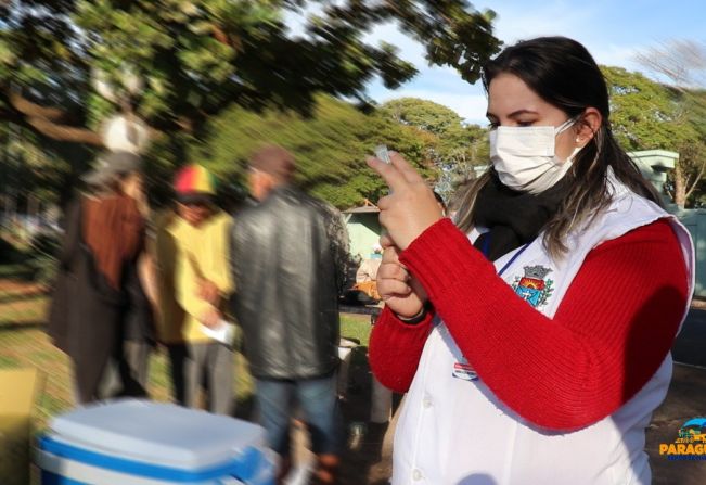 População em situação de rua é vacinada com dose única 