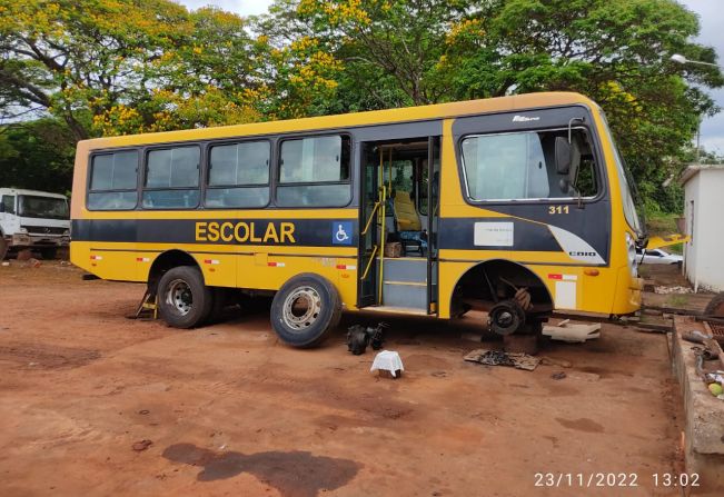 Frota Municipal passa por trabalho piloto de manutenção