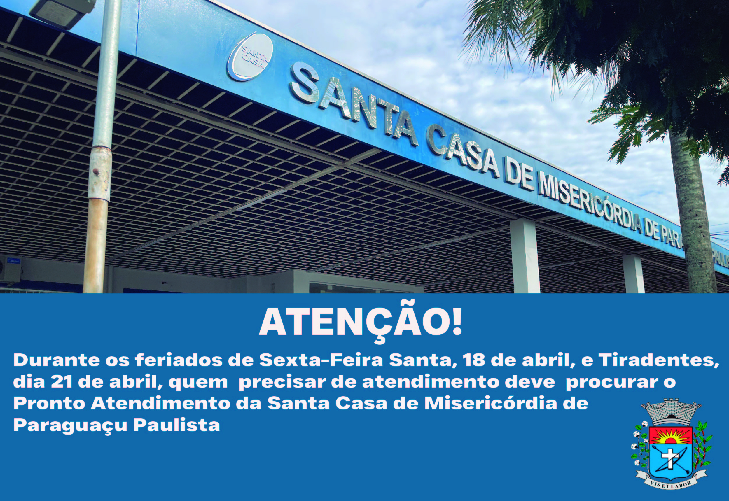 Paraguaçu Paulista: orientação para atendimentos de saúde nos feriados
