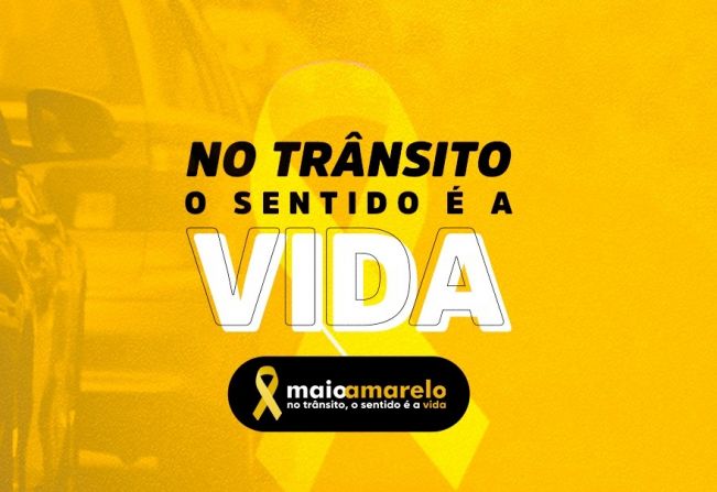 Guarda Municipal desenvolve projeto com alunos da rede municipal de educação sobre o Maio Amarelo