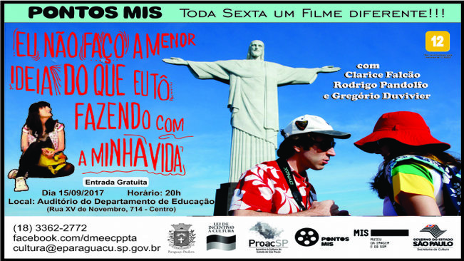 Nesta sexta tem cinema pelo Pontos MIS