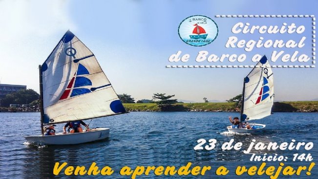 Prefeitura realiza Circuito Regional de Barco a Vela no Grande Lago dia 23