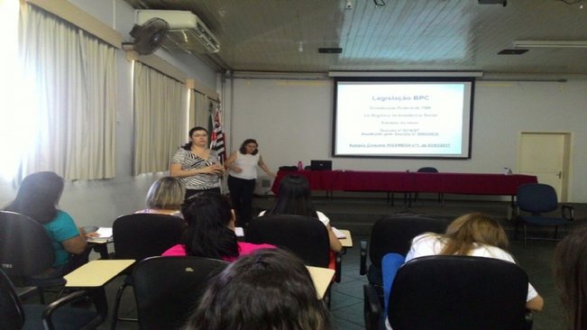 Departamento de Assistência Social realiza capacitação em parceria com o INSS