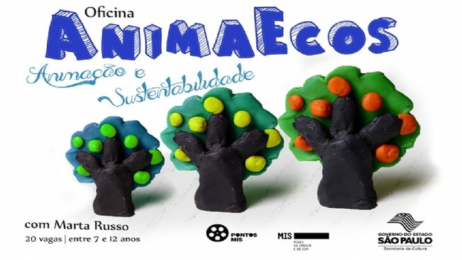 Oficina Animaecos do Ponto MIS está com inscrições abertas