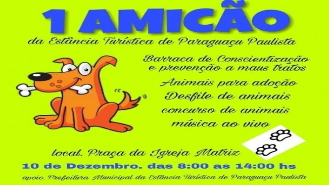 Neste domingo, 10, tem 1º Amicão na praça da Matriz