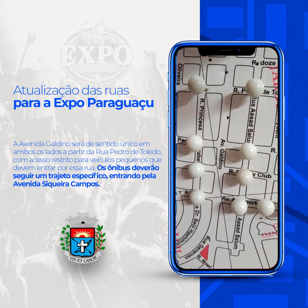 Ruas de acesso a Av. Galdino serão interditadas durante a Expo Paraguaçu